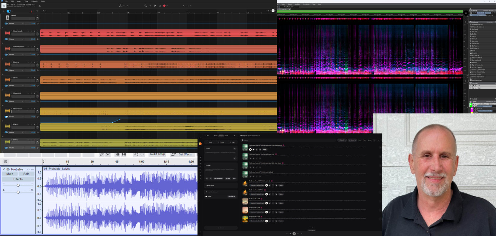 Jeffrey Kiefer with his Digital Music Lab